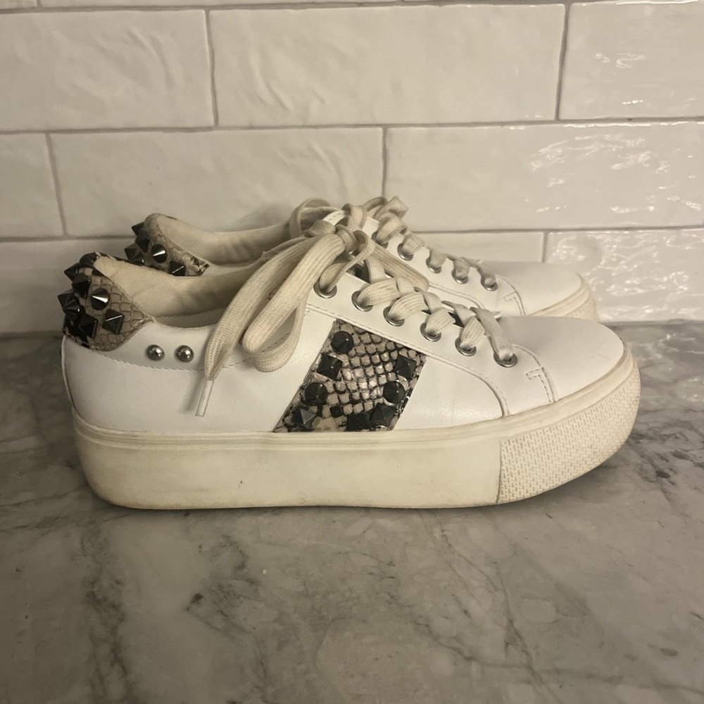 Steve Madden snake spike sneakers